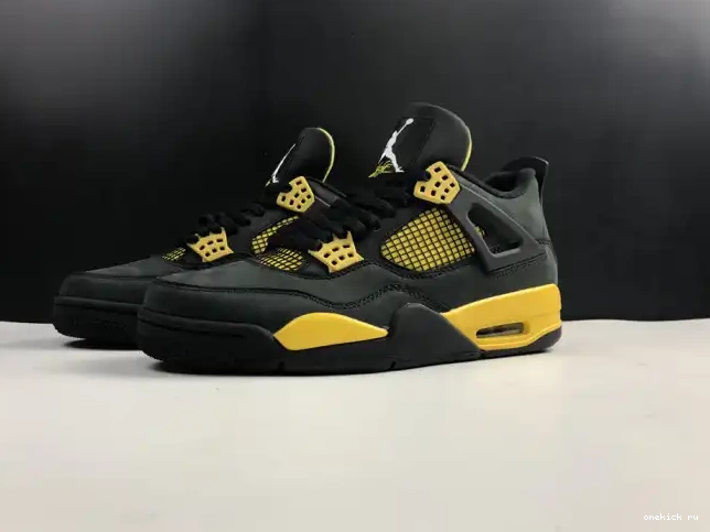 Chep Onekick Thunder Jordan Air 308497-008 4 Retro 0422